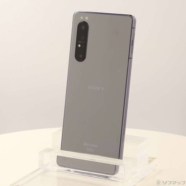 中古品〕 Xperia 1 II 128GB パープル SO-51A docomoロック解除SIM