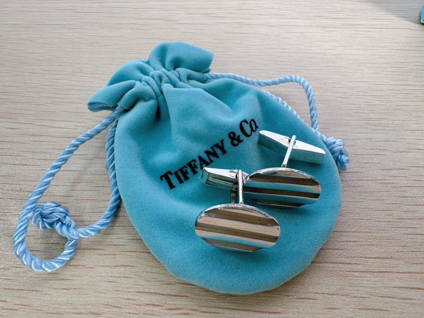 TIFFANY Co シルバーカフス 925 カフリンクス