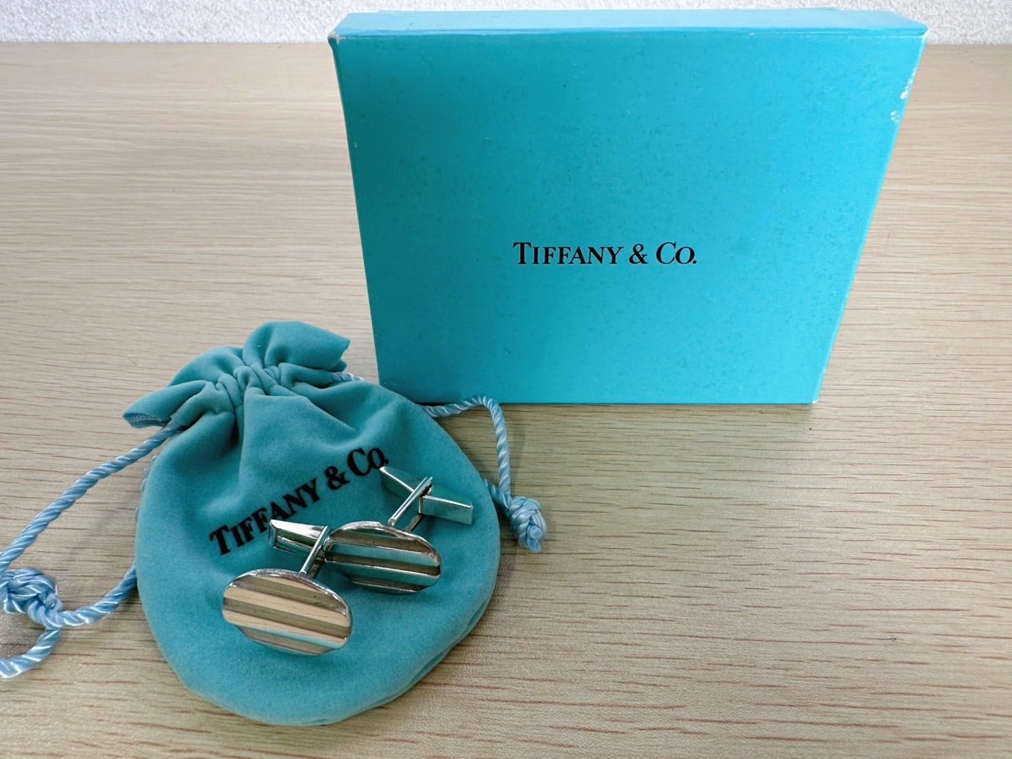TIFFANY-Co. シルバーカフス 925 カフリンクス