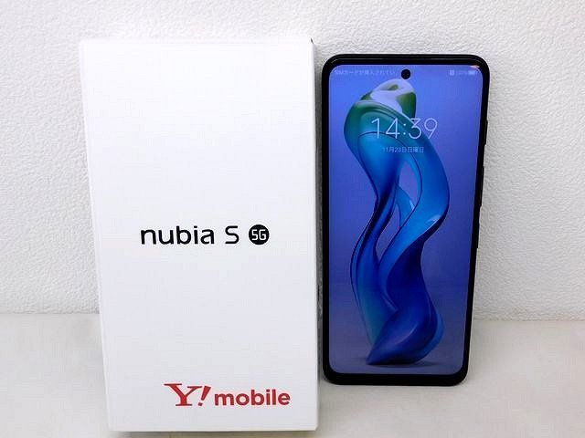 ソフトバンク 利用制限〇 ワイモバイル nubia S 5G □ 128GB ブラック