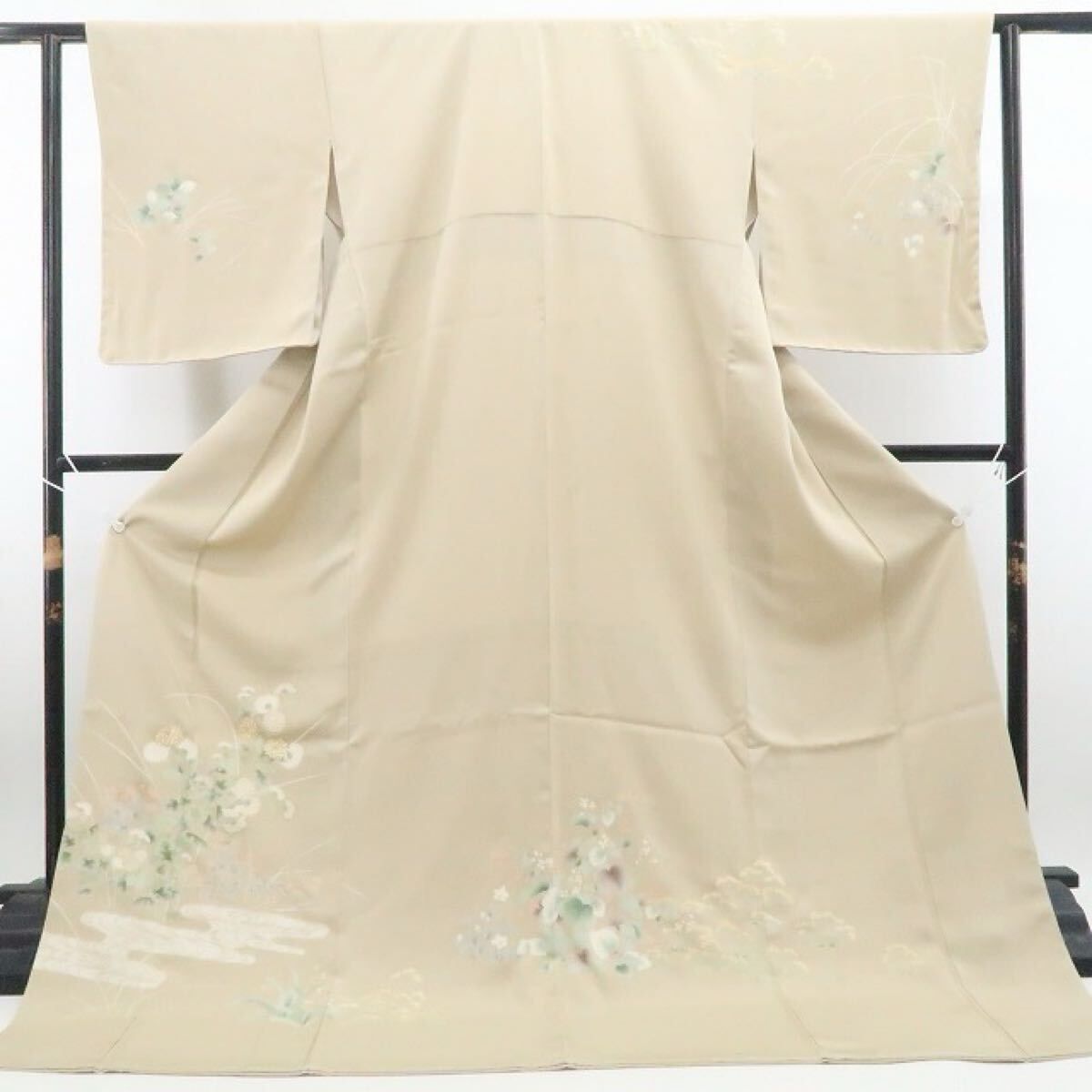 ❁tomihisa❁新品 金駒刺繍 着物 正絹“古典を仰いで和に染まり我を見