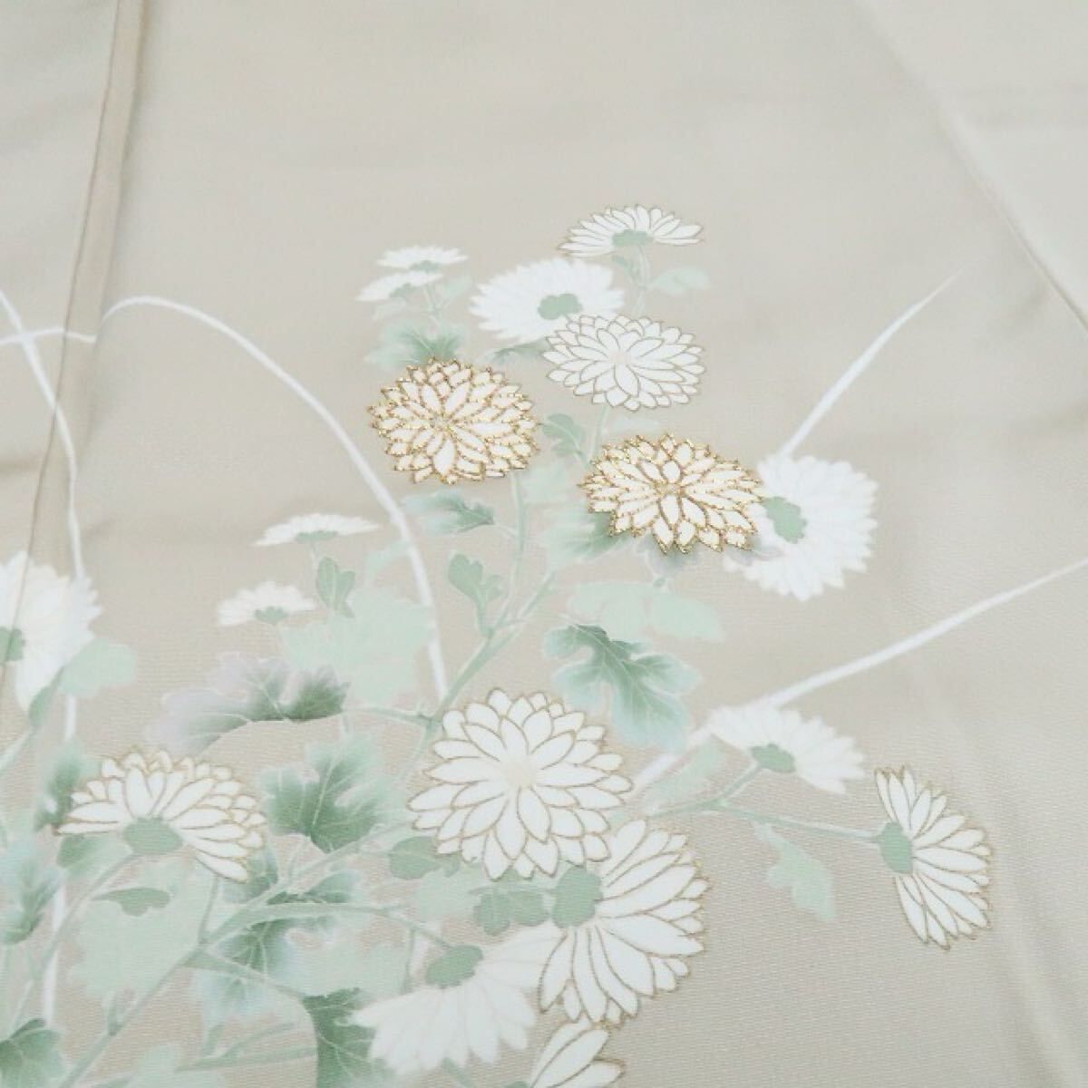 ❁tomihisa❁新品 金駒刺繍 着物 正絹“古典を仰いで和に染まり我を見