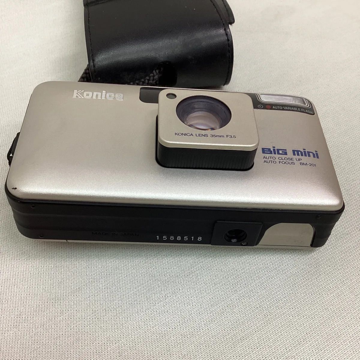 コニカ ビックミニ BM−201 ケース付 Konika BIG miniフィルムカメラ