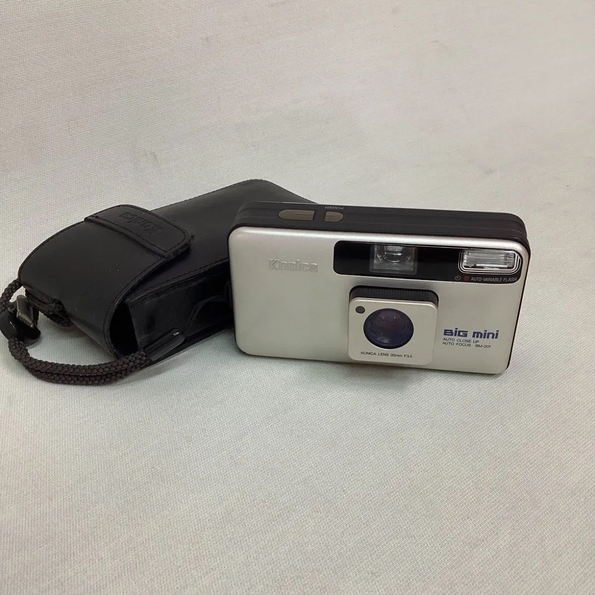 コニカ ビックミニ BM−201 ケース付 Konika BIG miniフィルムカメラ