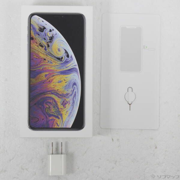 中古品〕 iPhoneXS Max 512GB シルバー MT6Y2J／A SIMフリー【352