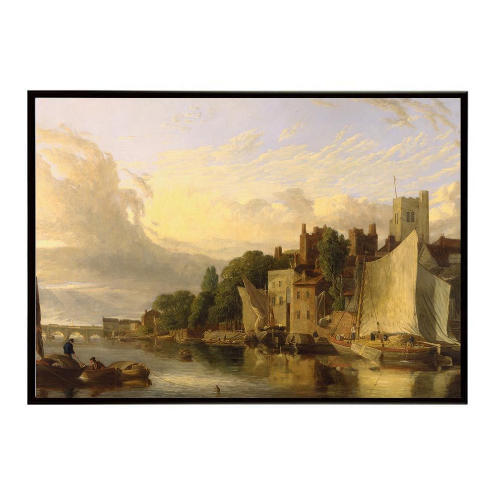 インポート絵画 フレーム付き デッサン額縁：8229 ブラック（UVカットアクリル）（既製品サイズ