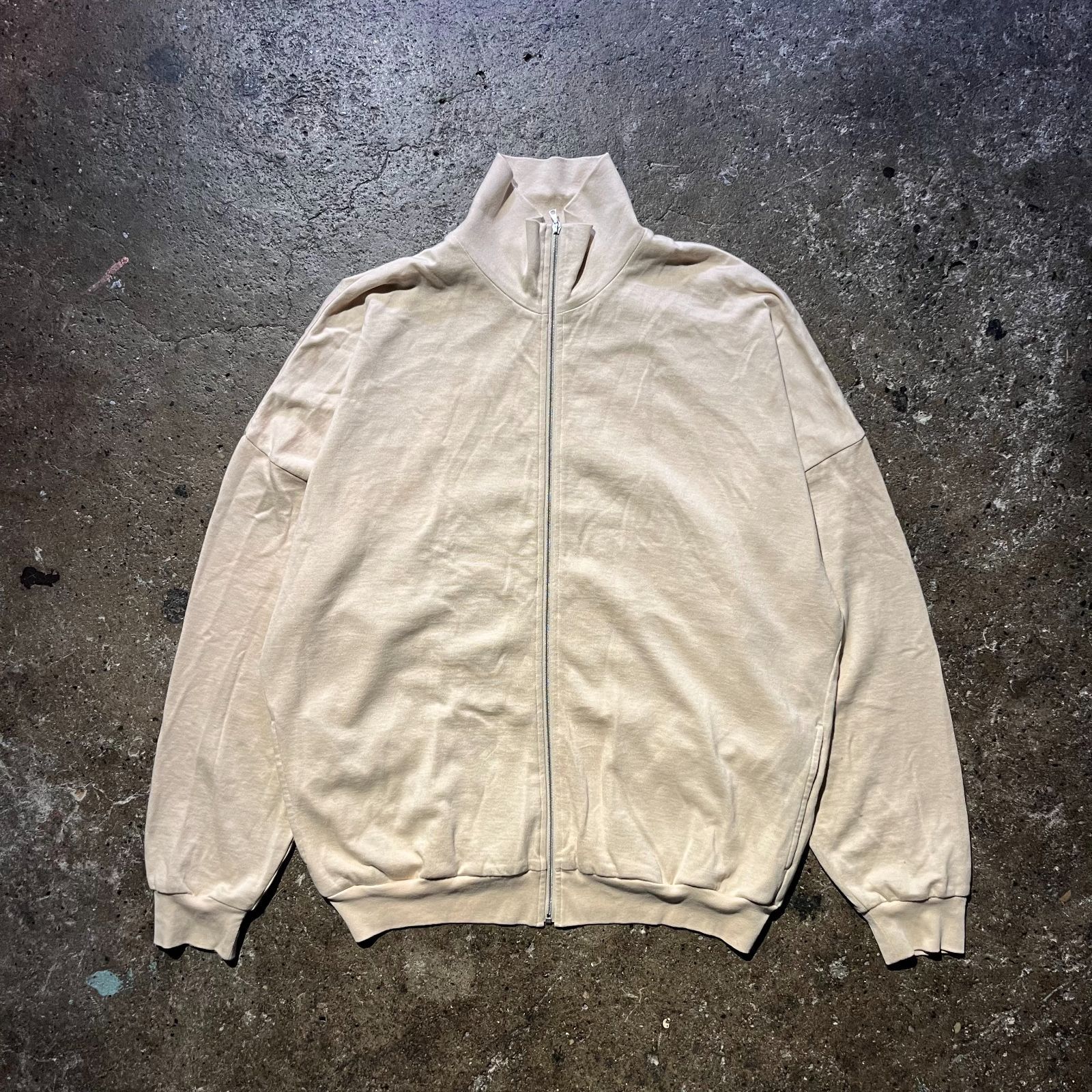 AURALEE 23aw SUPER HIGH GAUZE SWEAT ZIP BLOUSON 4 ベージュ