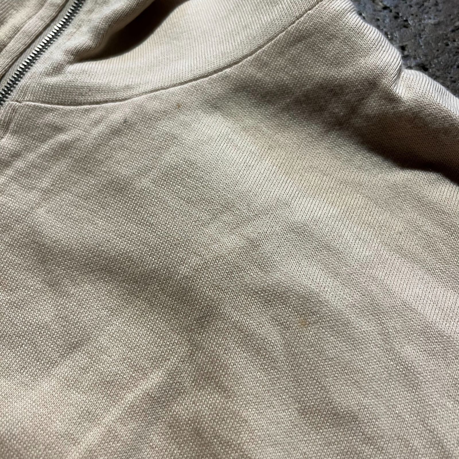 AURALEE 23aw SUPER HIGH GAUZE SWEAT ZIP BLOUSON 4 ベージュ 