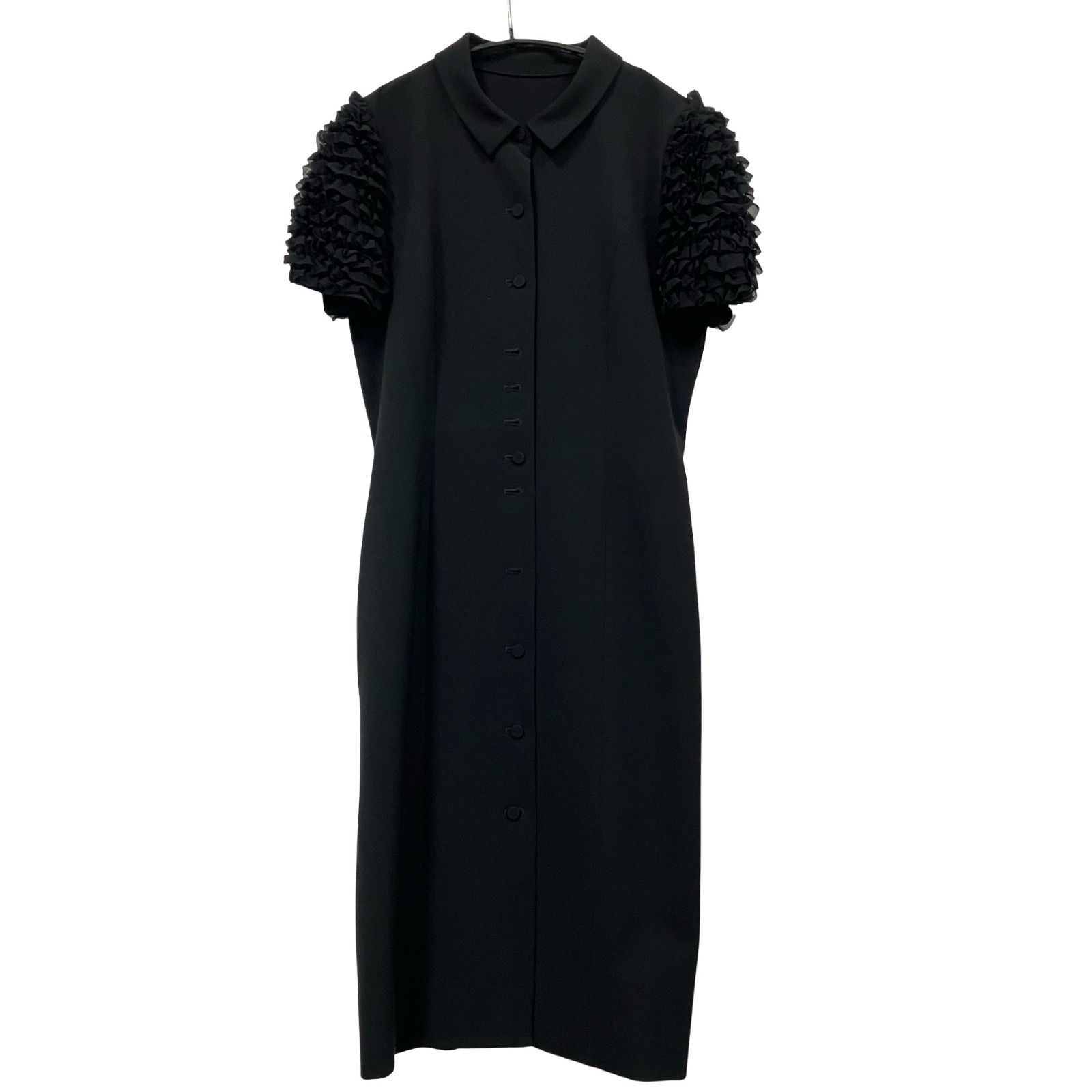 CC3 フォクシーニューヨーク Foxey New York フリル袖ワンピース