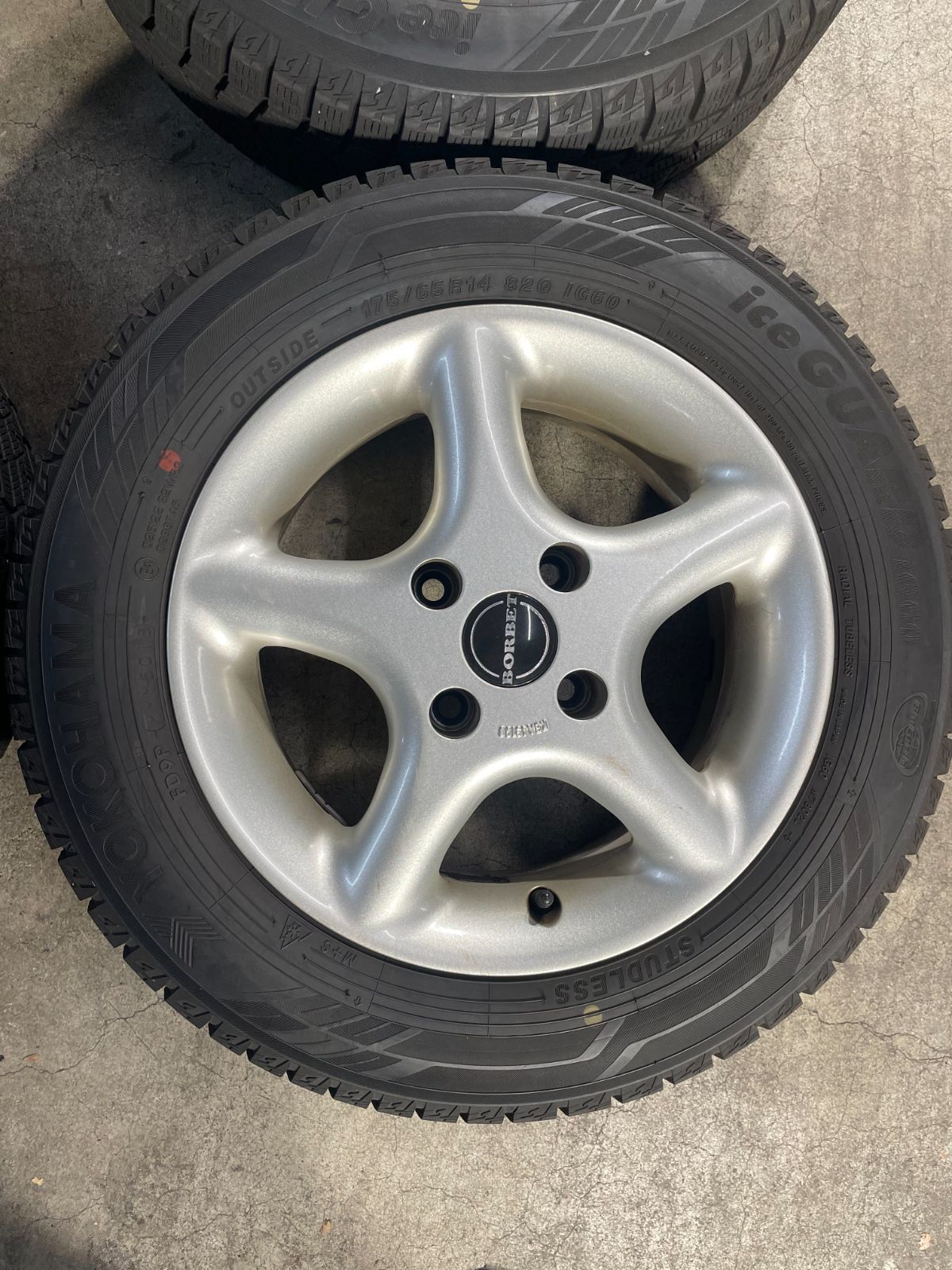 BPRBET 14インチ タイヤホイールセット PCD 108 プジョー シトロエンのコンパクト系におススメ