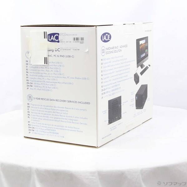 〔展示品〕 LaCie 2 big Dock v 28 TB 箱破損品 377