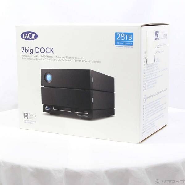 〔展示品〕 LaCie 2 big Dock v 28 TB 箱破損品 377