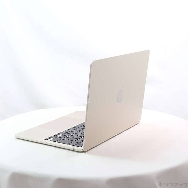 〔 品〕 MacBook Air 13 6 inch Mid 2025 MLY 23 J A Apple M 2 8コアCPU_10コアGPU 8 GB スターライト 〔15 3 Sequoia〕 348