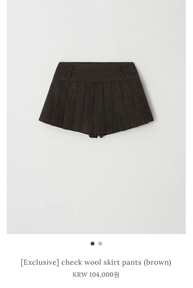 ユンスルショップ CHECK ウール スカート パンツ 0 サイズ