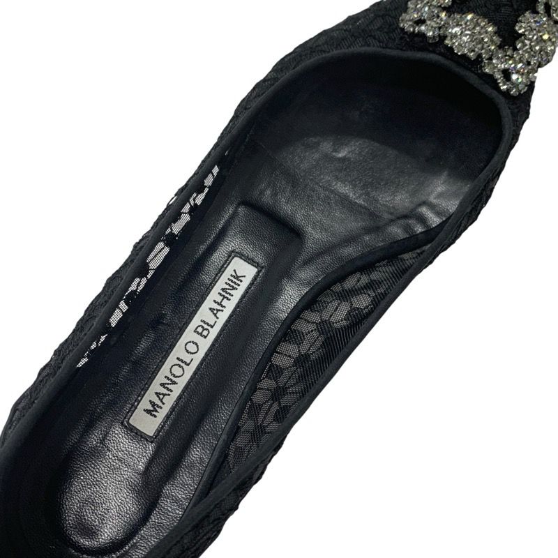 マノロブラニク MANOLO BLAHNIK ハンギシ フラットシューズ 靴