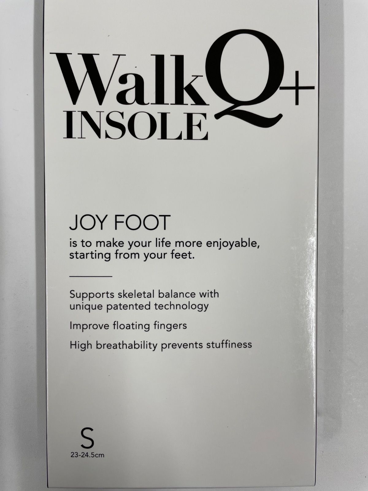 R3067 K Walk Q+ INSOLE JOY FOOT インソール Sサイズ(23～24.5cm) 計2