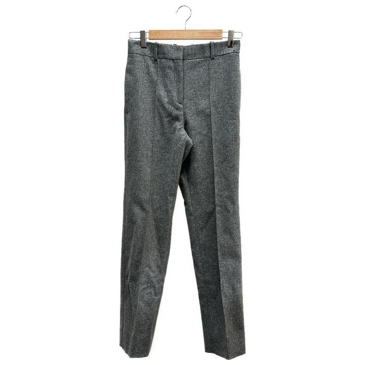 CELINE セリーヌ 2 1 P 84 7123 ウールセンタープレスパンツ レディース グレー 34