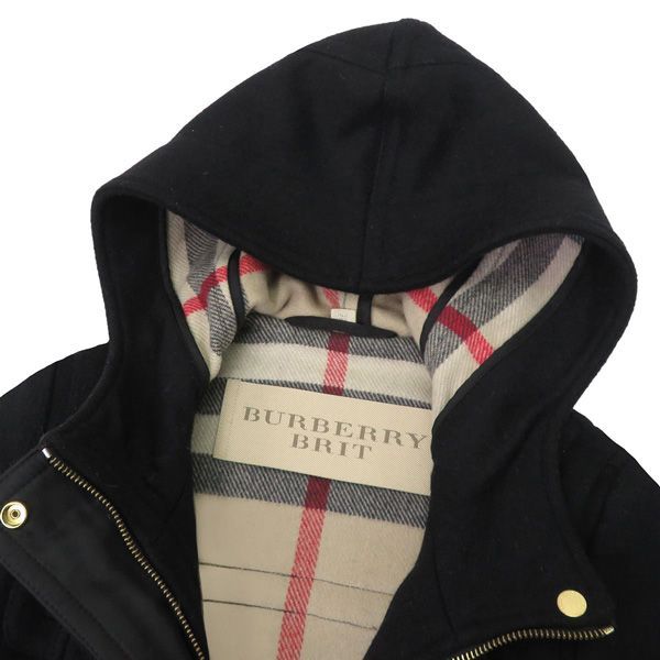 値下】極美品 BURBERRY BRIT バーバリー ウール100％ ダッフル コート