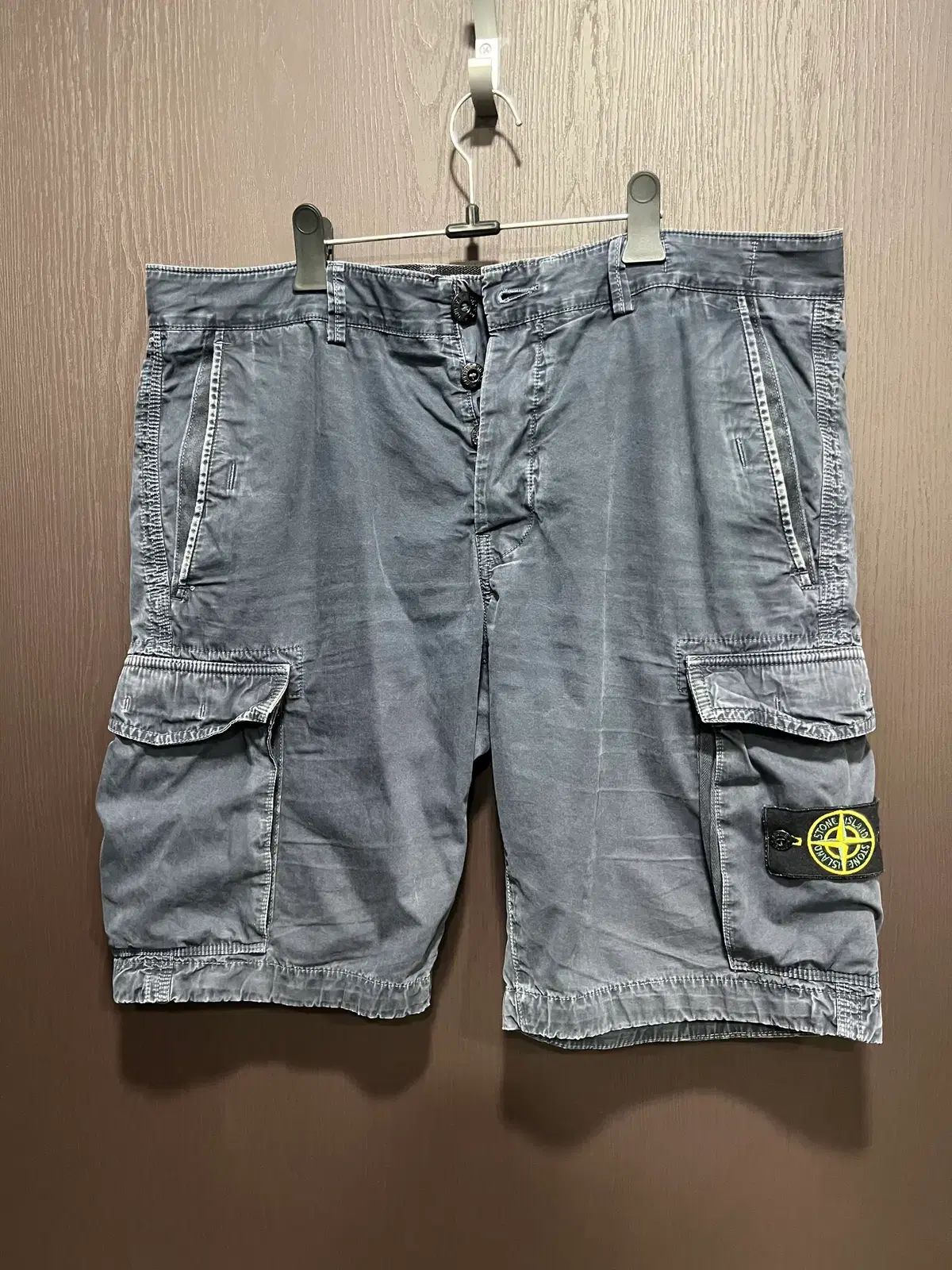 STONE ISLAND ストーンアイランド ネイビ ー ハーフパンツ 34インチ