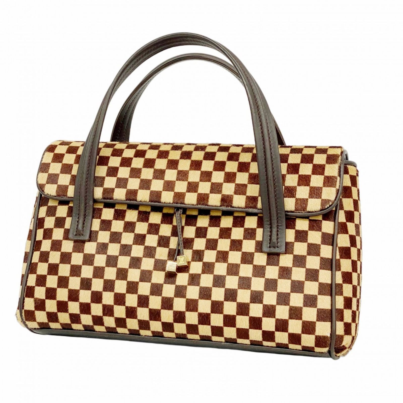 ルイ ヴィトン Louis Vuitton ハンドバッグ ダミエ ソバージュ ライオン M 92131 ブラウン ベージュレディース