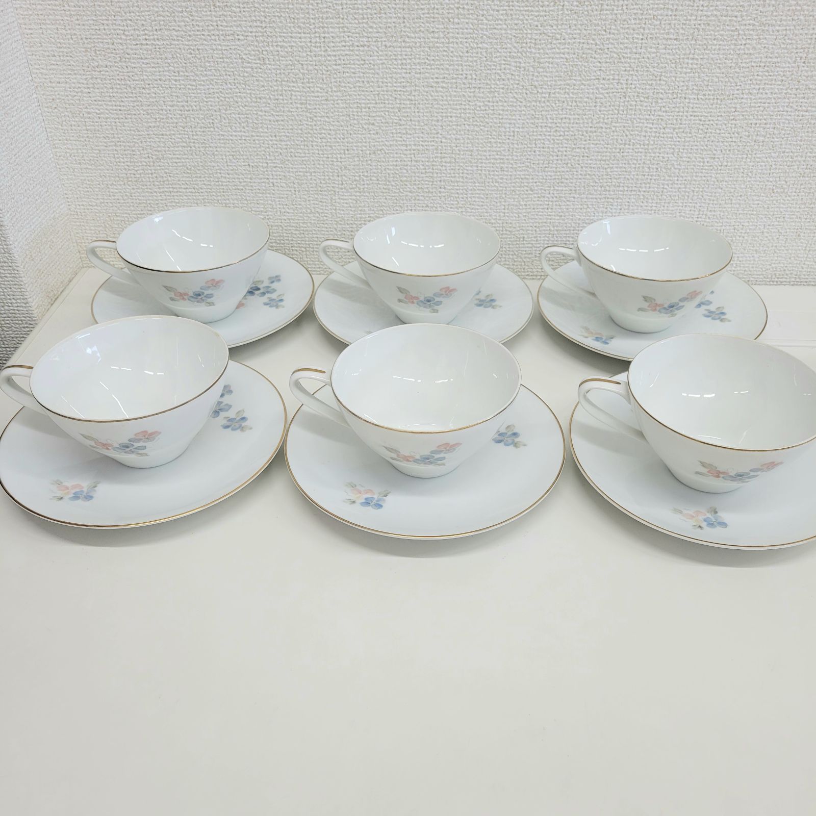 Noritake Princess / カップ&ソーサー 6客 セット ｜ ノリタケ 