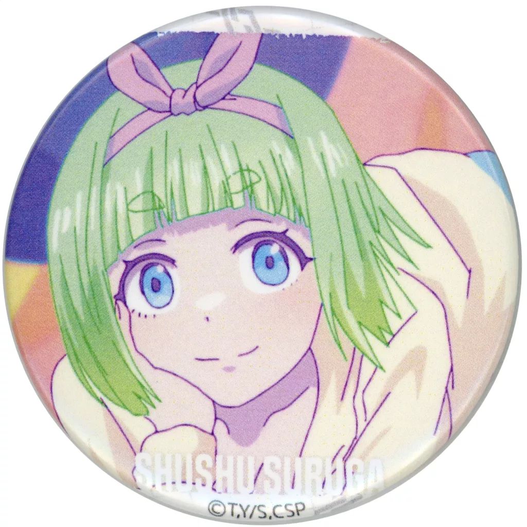 中古】バッジ・ピンズ 駿河朱々 57mm缶バッジ 「Eureka!オンラインくじ