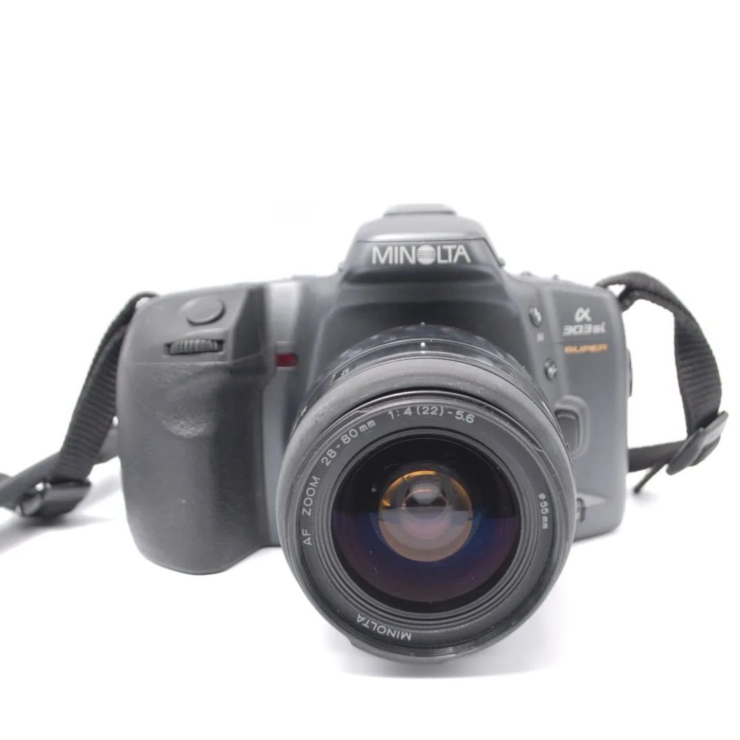 MINOLTA α303si SUPER レンズセット フィルムカメラ 初心者OK 動作