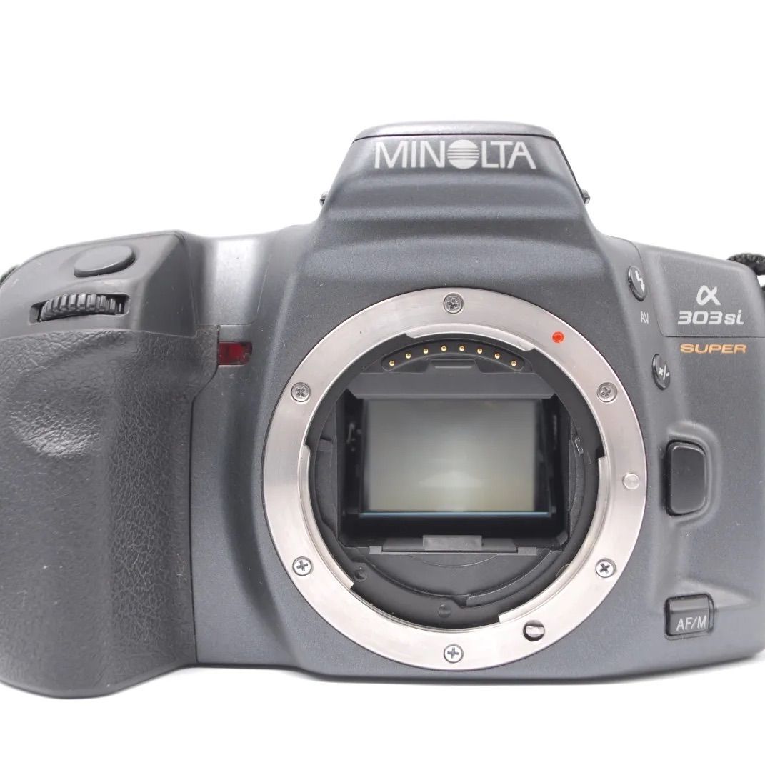MINOLTA α303si SUPER レンズセット フィルムカメラ 初心者OK 動作