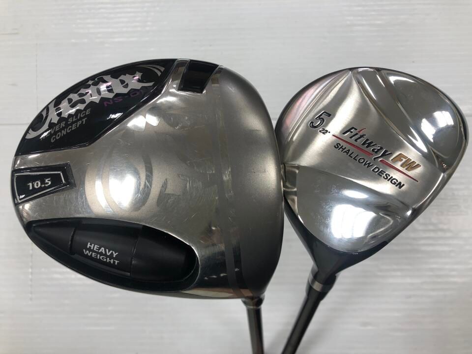 Fitwayメンズゴルフクラブセット　フレックスR 極美品】Fitway メンズゴルフクラブ フルセット 11本 Flex-R 右用 専用