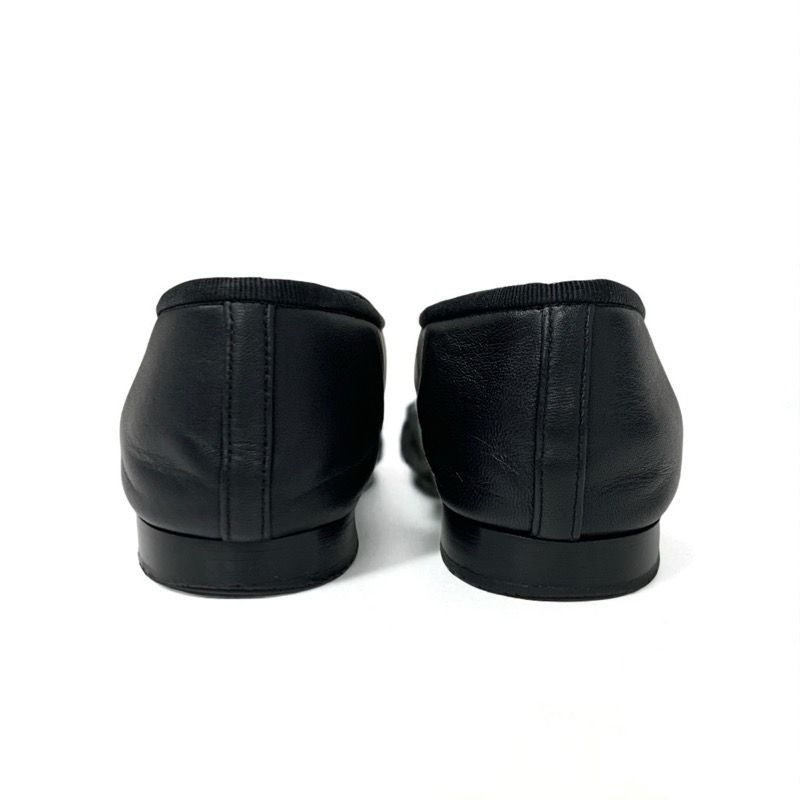 シャネル CHANEL フラットシューズ 靴 シューズ レザー パテント