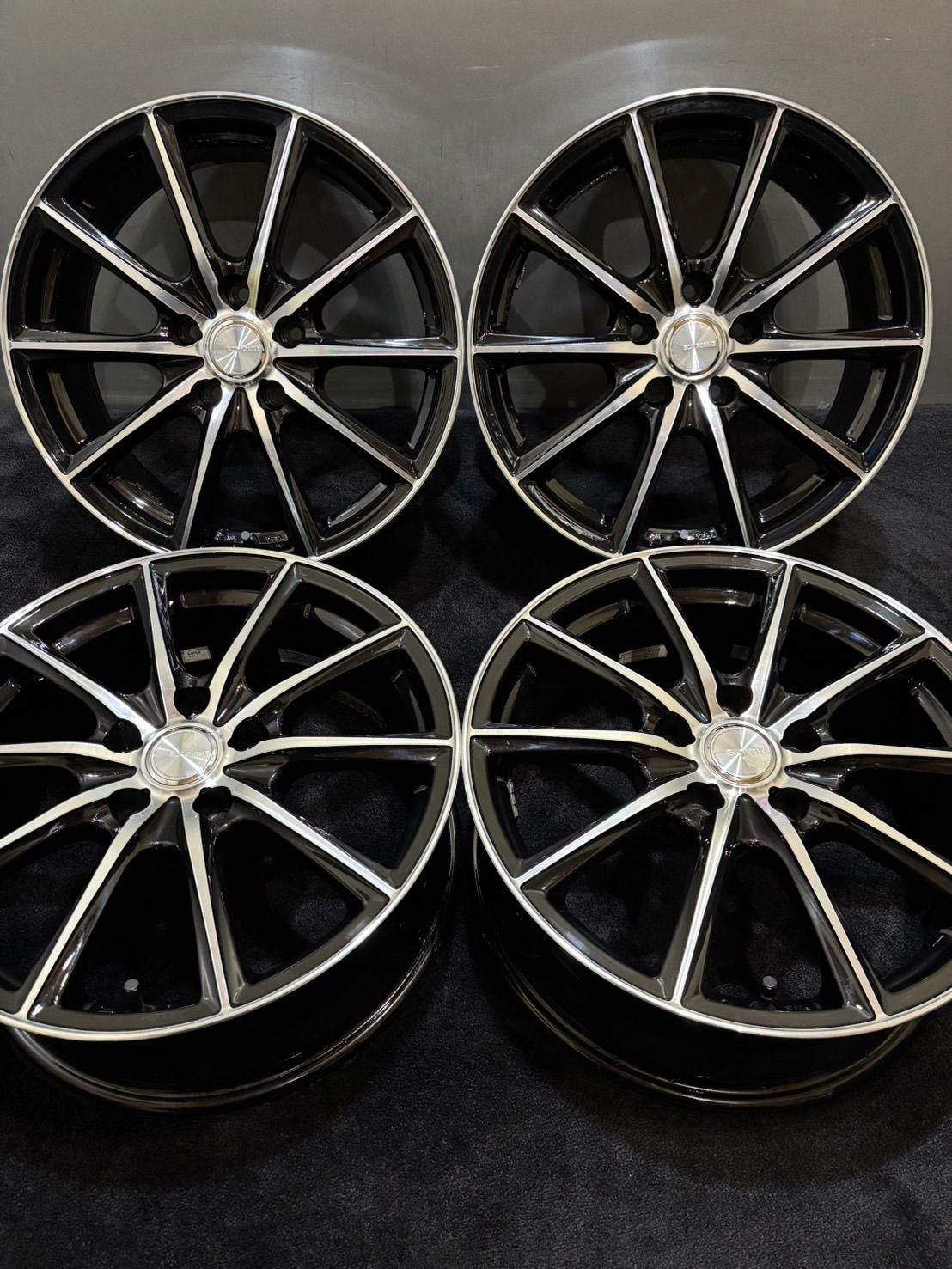 ECO FORME 17インチ 7 J 38 114 3 5 H アルミホイール 4本 アルファード ヴェルファイア ブラポリ 1 L 11