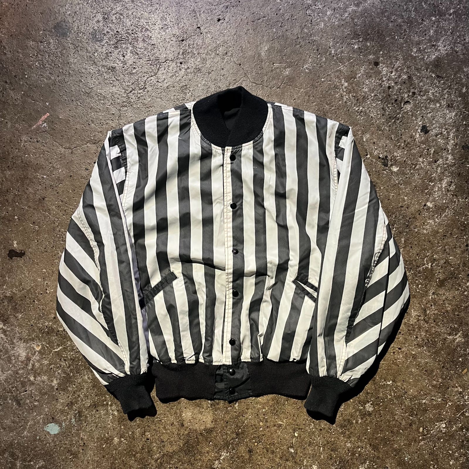 BUTWIN 60s レフェリージャケット XL リバーシブル ナイロン ブルゾン