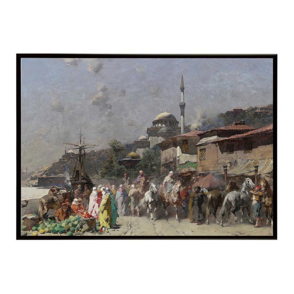 インポート絵画 フレーム付き デッサン額縁：8229 ブラック（UVカットアクリル）（既製品サイズ