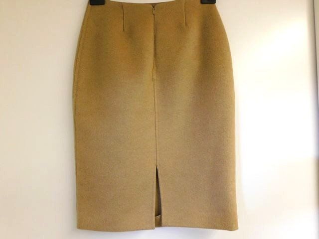 セリーヌ □ サイズ38 レディース キャメル ウール スカート ベージュ  