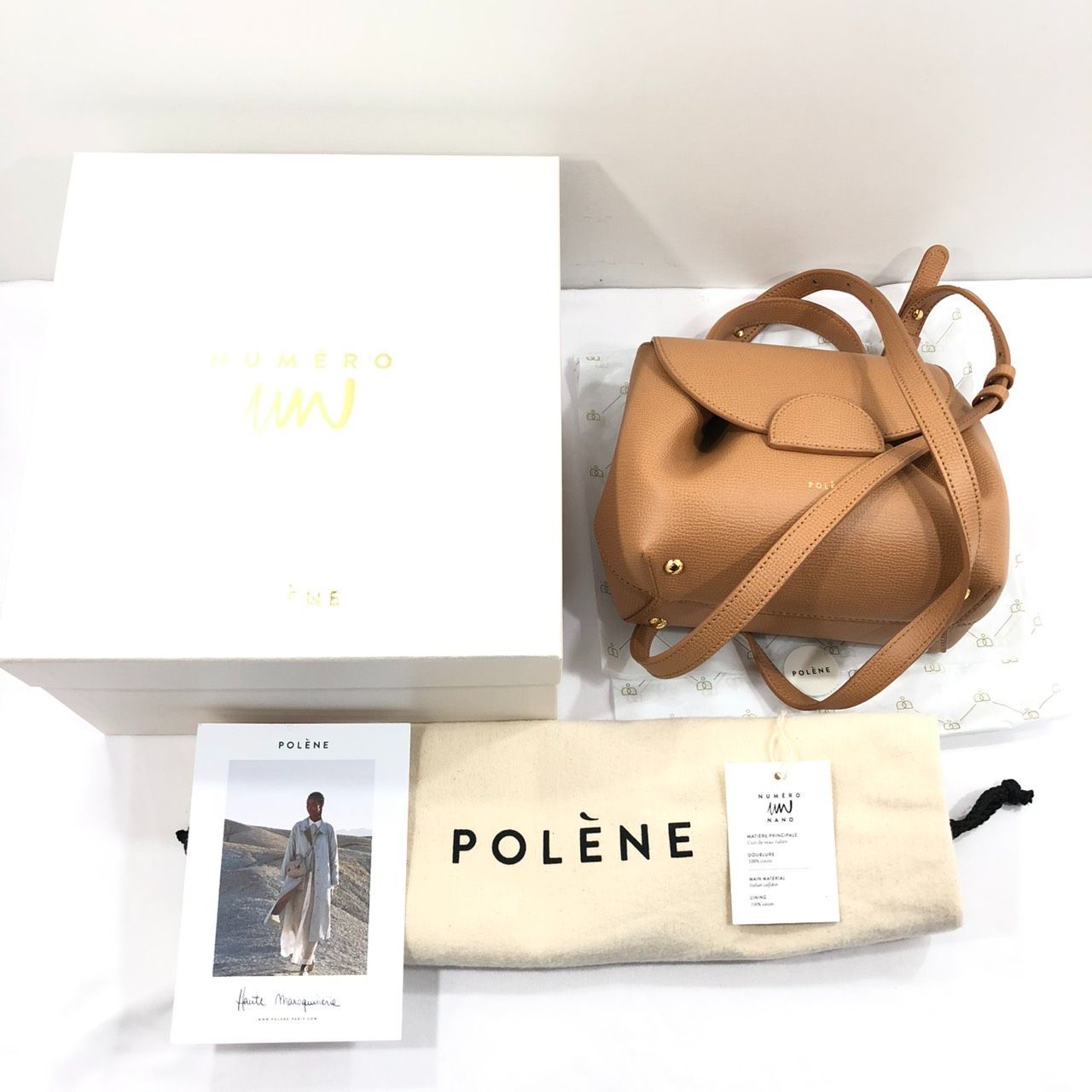 極美品!!送料無料!!】 POLENE ポレーヌ Numero Un Nano ヌメロ アン 