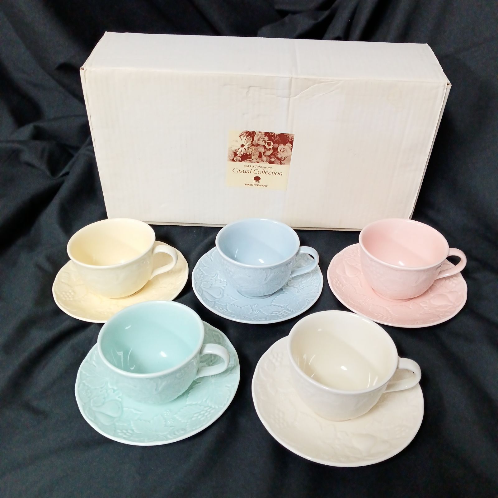 ＮＩＫＫＯ Casual Collection Woodbury Ｔａｂｌｅｗａｒｅカップ＆ソーサー５客