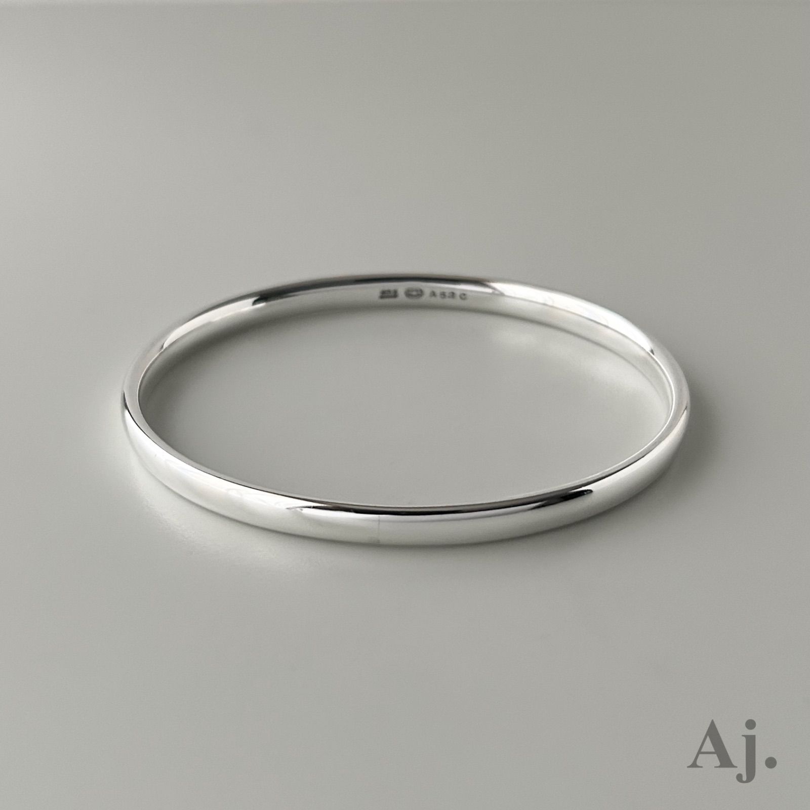 使用感有 ジョージジェンセン バングル A 52 C AG 925 Georg Jensen