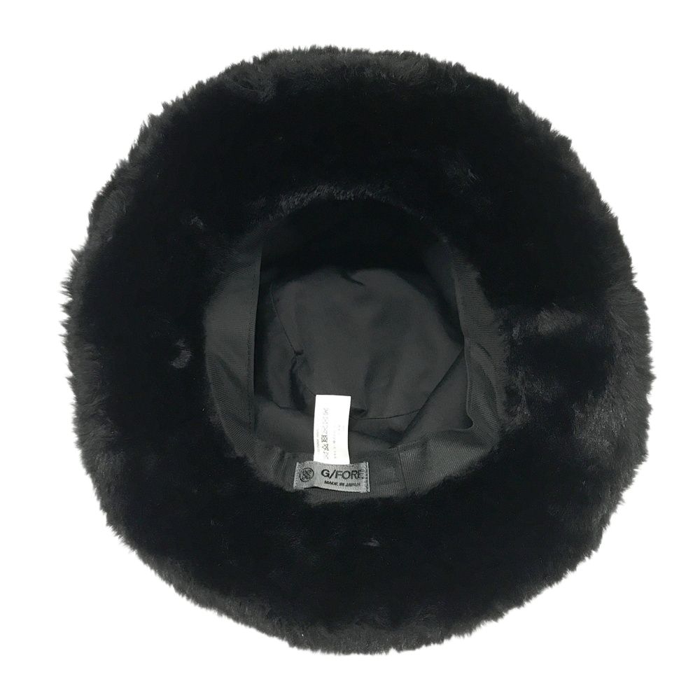 G/FORE ジーフォア ファー バケットハット ブラック系 1098