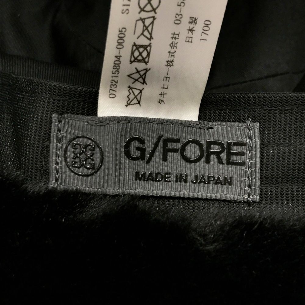 G/FORE ジーフォア ファー バケットハット ブラック系 1098