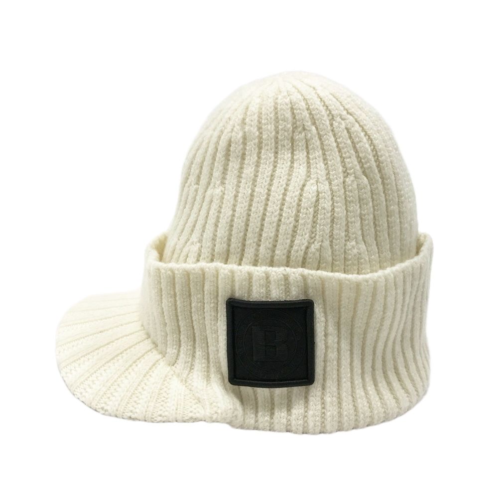 GOLF ブリーフィング ビーニー ニットキャップ ホワイト系 ゴルフウェア ストスト