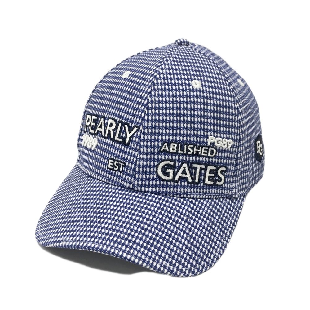 ■ PGG PEARLY GATES パーリーゲイツ 2023年モデル キャップ PGG PEARLY GATES パーリーゲイツ 2023年モデル キャップ ブルー系 FR