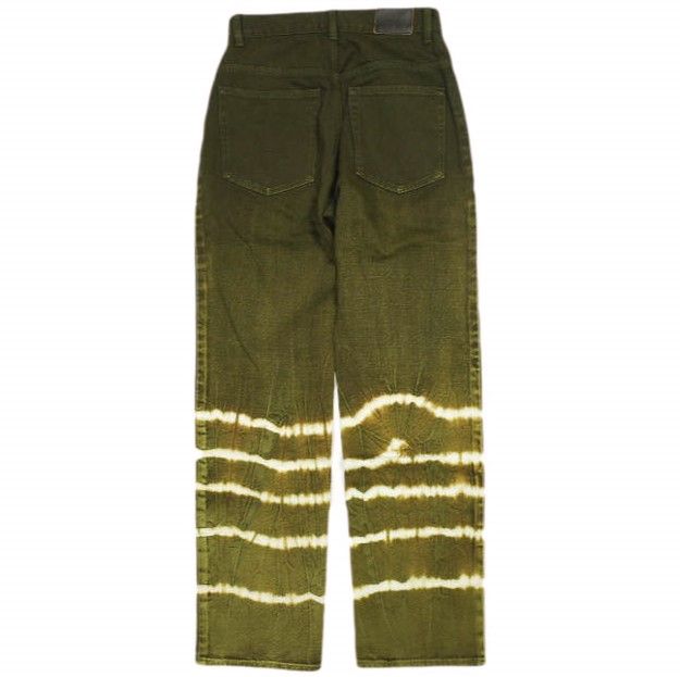 FUMIKA＿UCHIDA フミカウチダ TIE-DYE PANTS タイダイストレートデニムパンツ FU-L-DM 001 K 34 Brown ジーンズ ジッパーフライ ボトムス g 24352