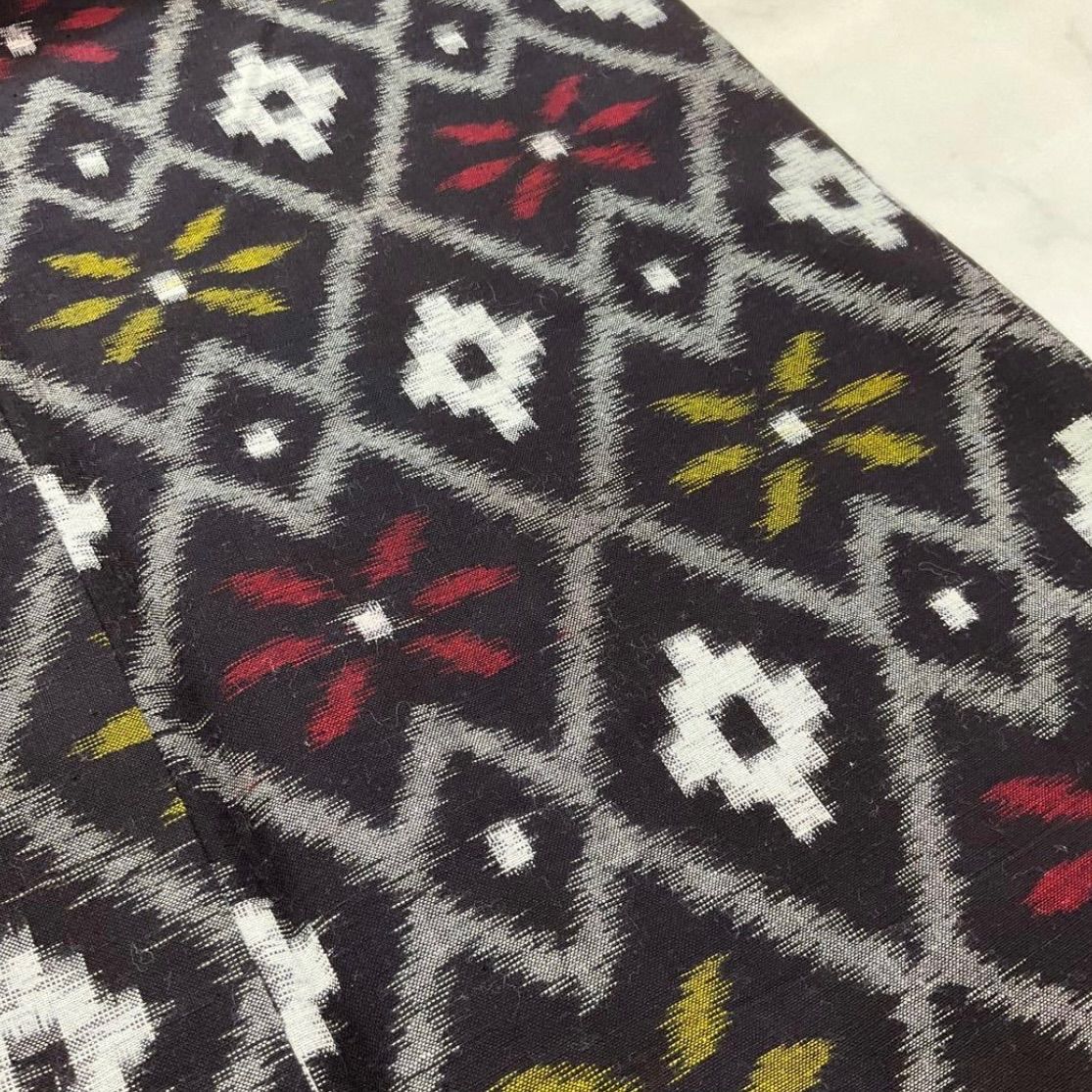 one◆kimonoarisa◆本場久留米絣◆手織り木綿◆袷◆広衿◆裄長◆裄68.5肩丈159◆久留米絣弓浜絣伊予絣綿薩摩琉球絣着物帯小紋普段着名古屋帯洒落袋帯半幅帯