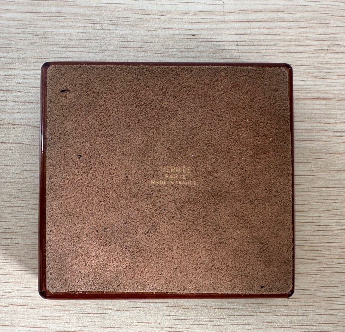 HERMES エルメス 漆塗り ウッドポストホルダー トレイ 木製