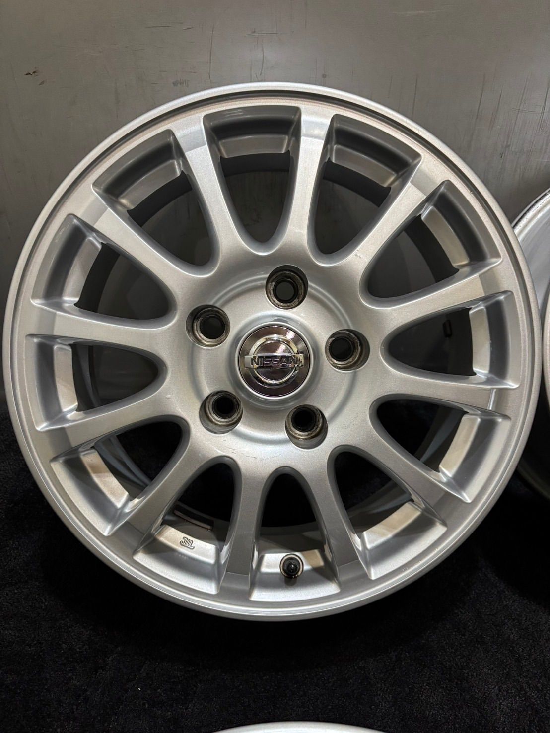 日産 OP エスティーロ 15インチ 5 J 40 114 3 H アルミホイール 4本 セレナ 1 L 14