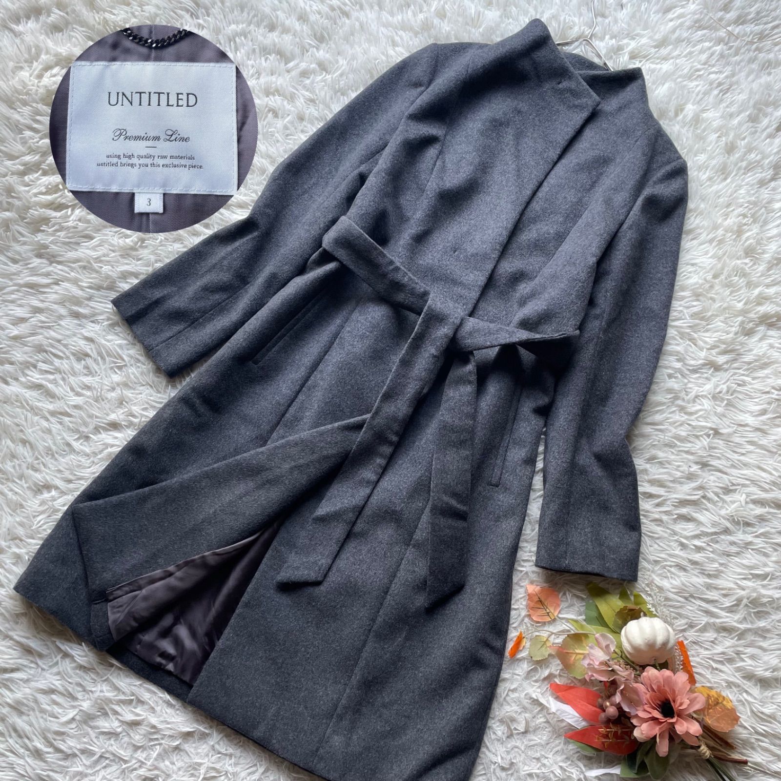 美品 UNTITLED Premium Line アンタイトル プレミアムライン ウール100 
