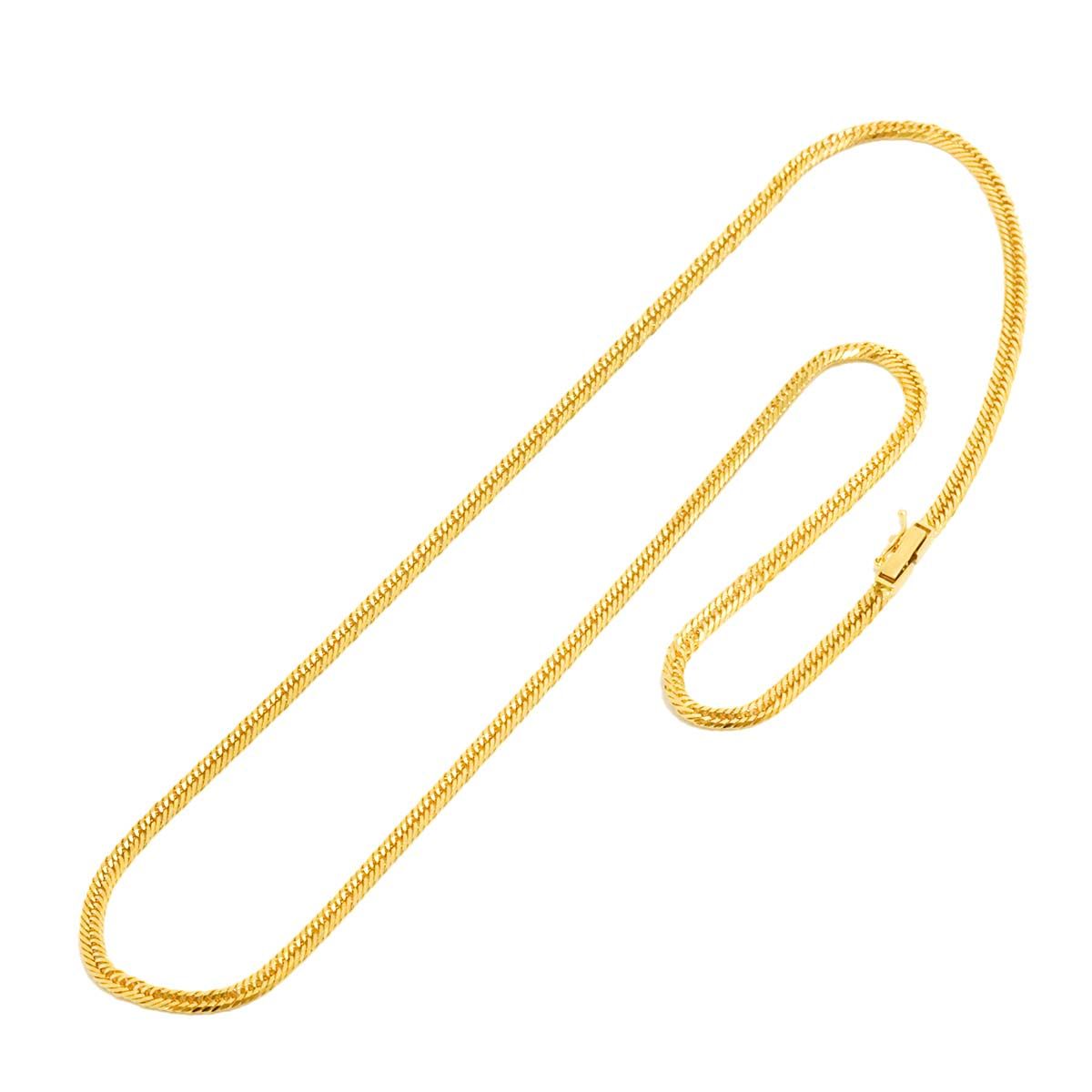 K 18 喜平 ネックレス 50 cm 8面トリプル 12.6 g 幅3.2 mm イエローゴールド 750 キヘイ kihei necklace