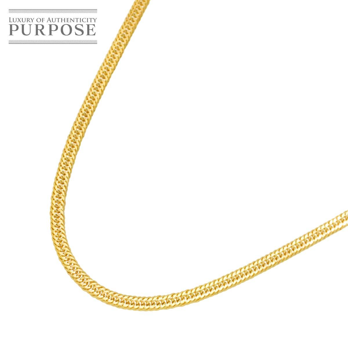 K 18 喜平 ネックレス 50 cm 8面トリプル 12.6 g 幅3.2 mm イエローゴールド 750 キヘイ kihei necklace