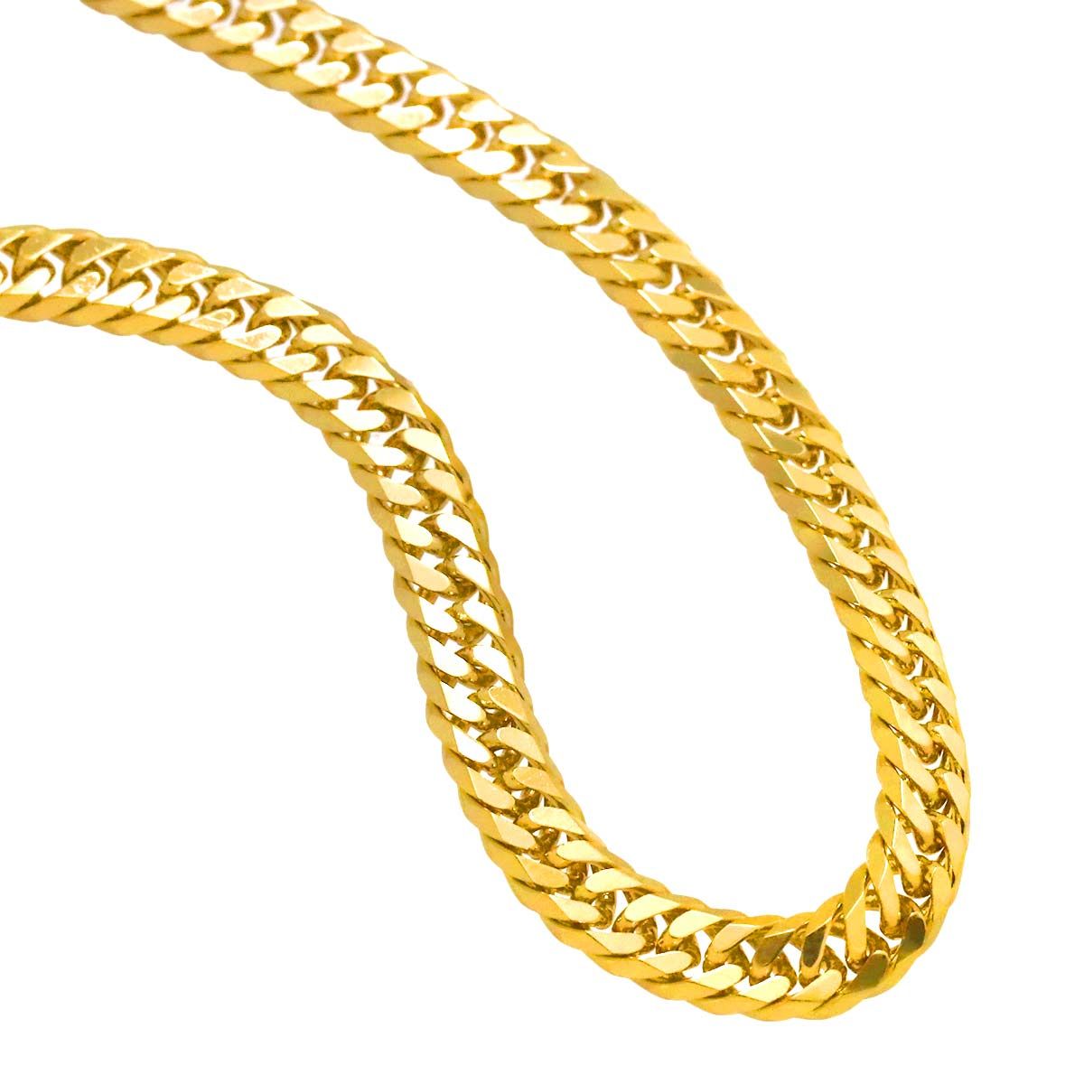  K 18 喜平 ネックレス 50 cm 6面ダブル 20 1 g 幅3 7 mm イエローゴールド 750 キヘイ kihei necklace ネックレス ペンダント アクセサリー