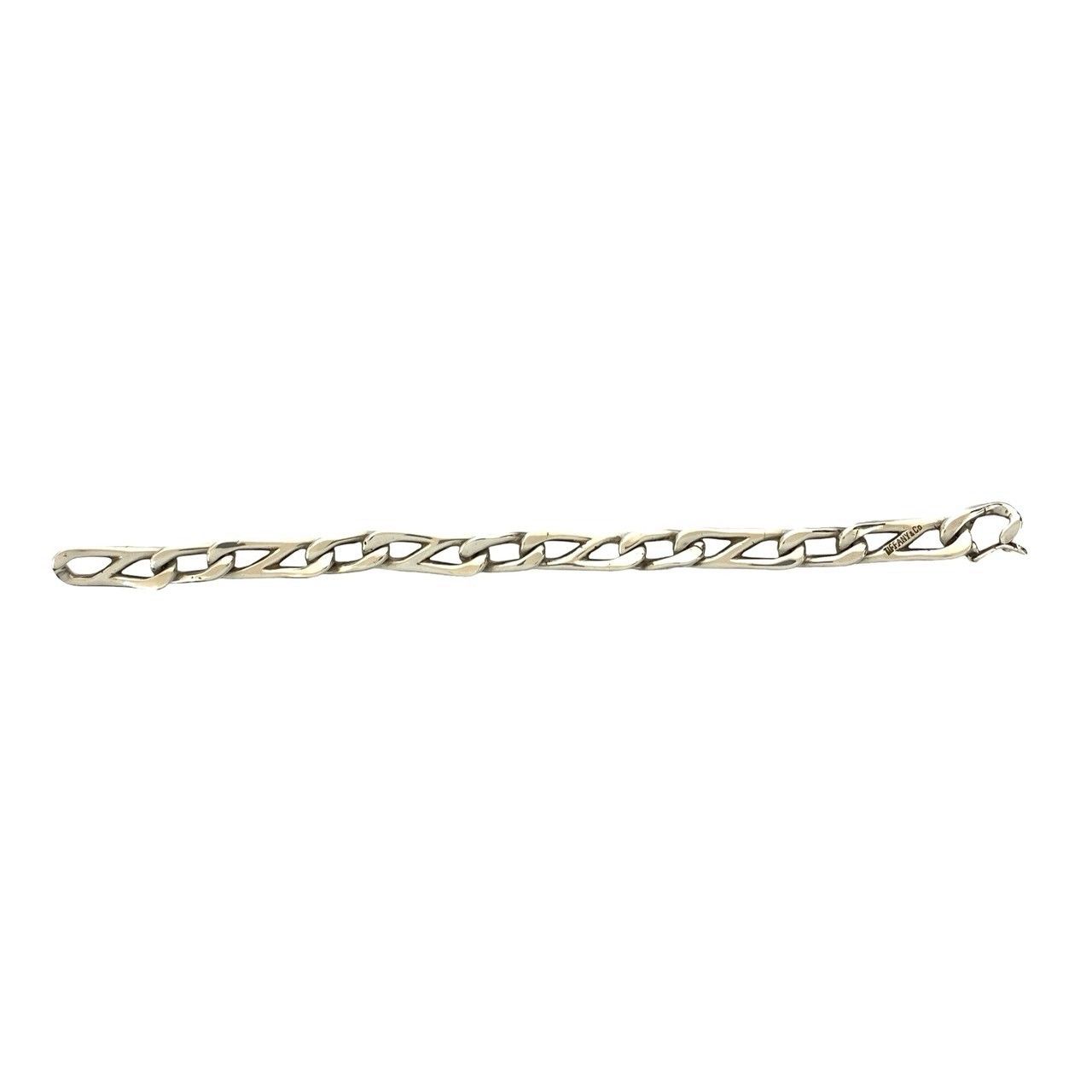 極 美品 TIFFANY&Co. ティファニー クリップ シェイプ リンク チェーン 